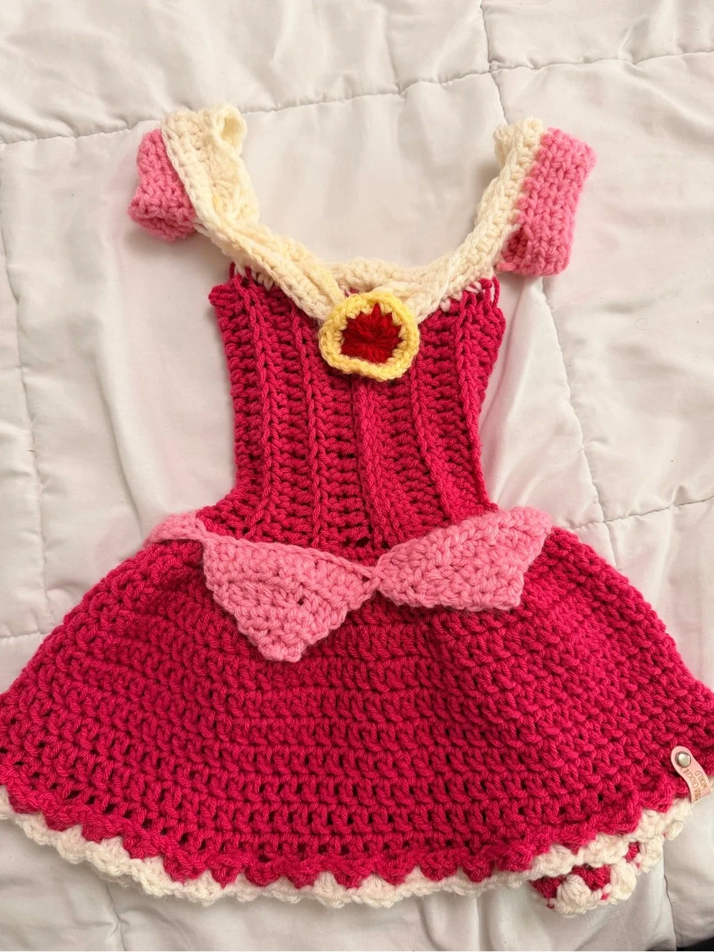 Handmade Sleeping Beauty Crochet Princess Costume